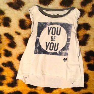 Off white tank